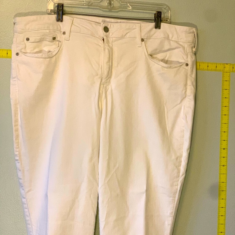 White NYDJ jeans size 20